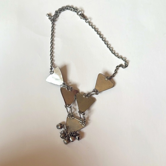 Vintage Elegant Multi-Stone Silver tone Bohemian Necklace - Picture 3 of 4